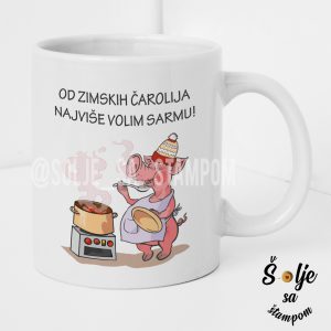 Klasična šolja za čaj - od zimskih čarolija najviše volim sarmu